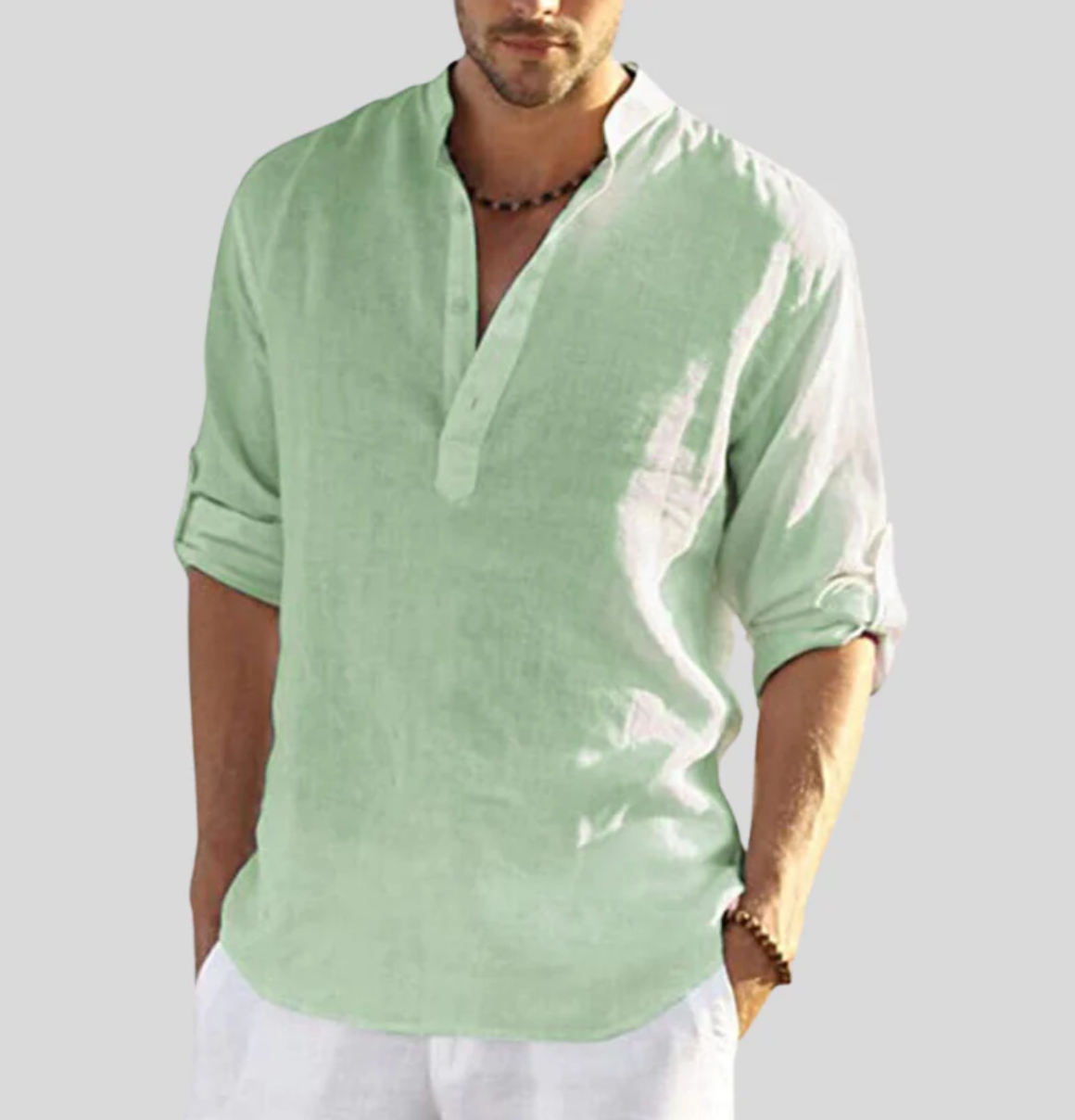Men's stylish linen shirt - Thomas