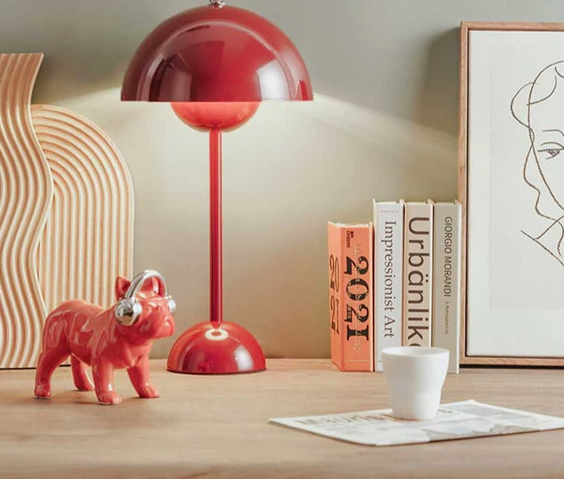 Retro Style Mushroom Table Lamp Warm Glow - BritishElegance