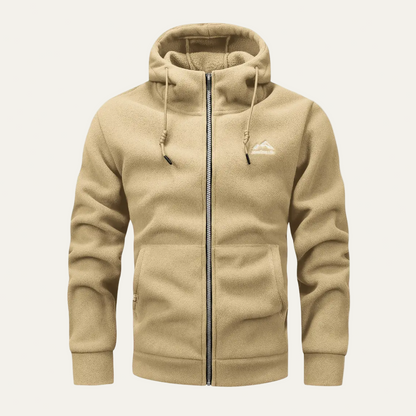 Men’s Soft Fleece Relaxed Fit Zip Up Hoodie