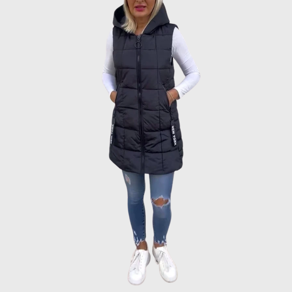 Alba | Women's Sleeveless Padded Winter Coat