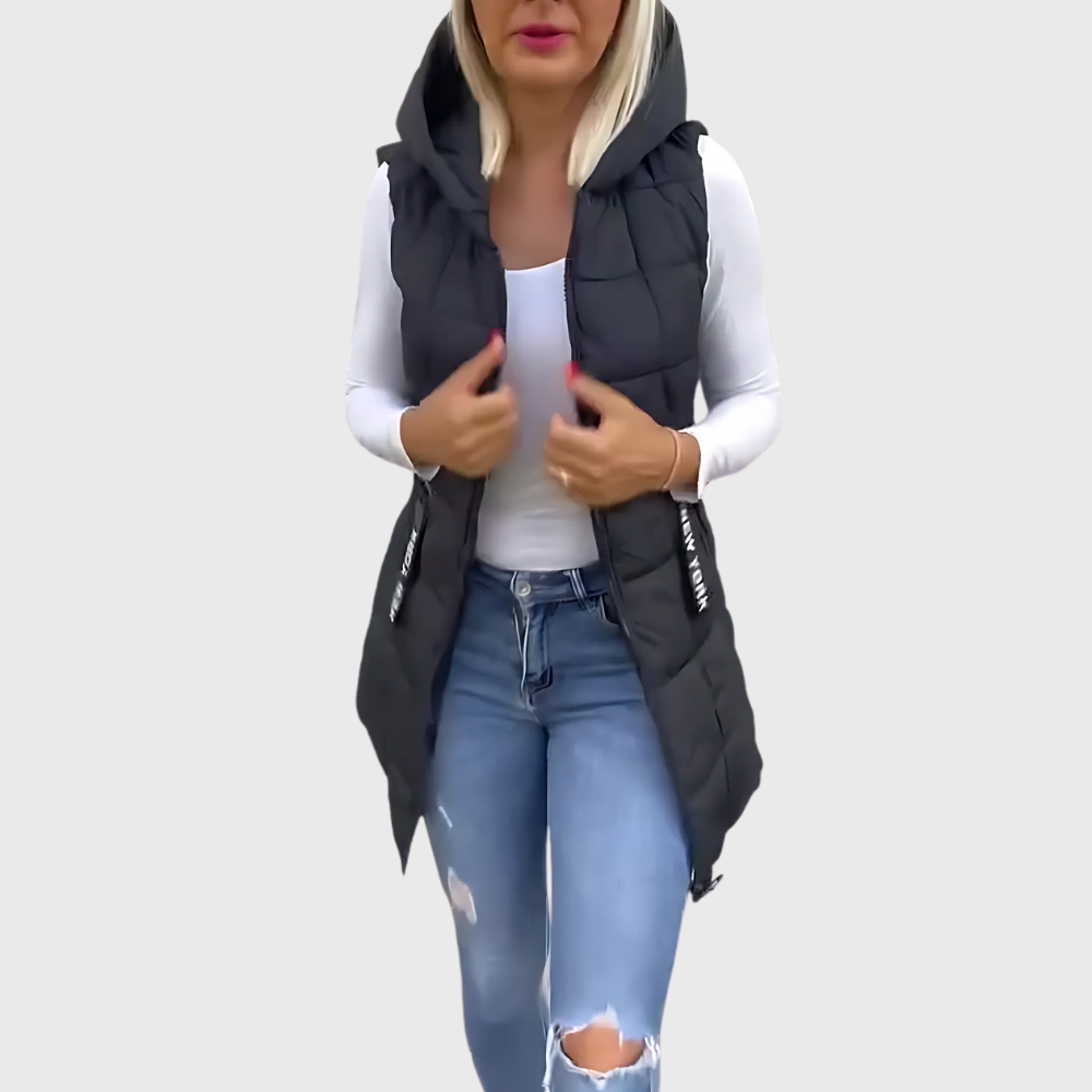 Alba | Women's Sleeveless Padded Winter Coat