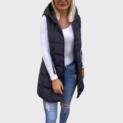 Alba | Women's Sleeveless Padded Winter Coat