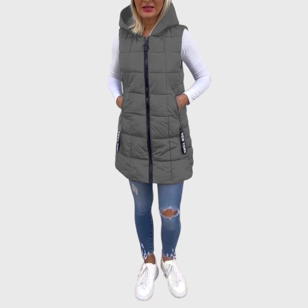 Alba | Women's Sleeveless Padded Winter Coat