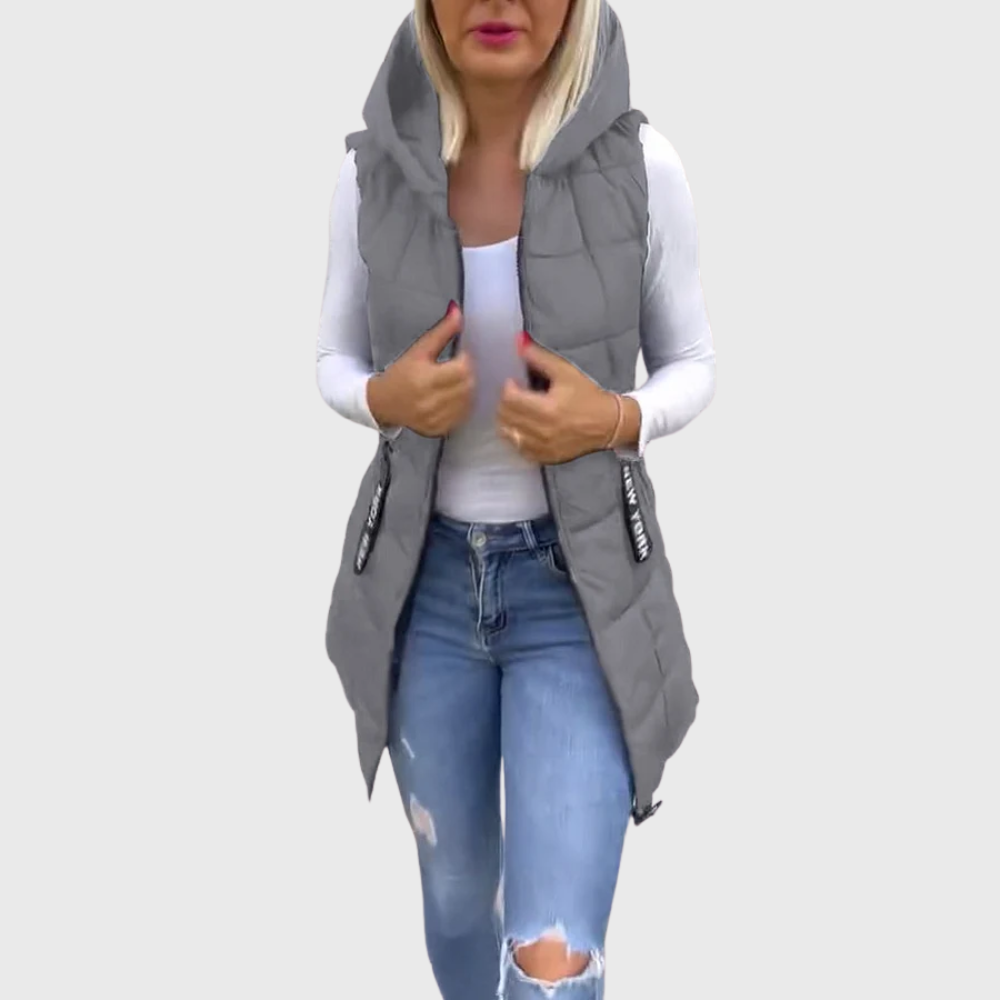 Alba | Women's Sleeveless Padded Winter Coat