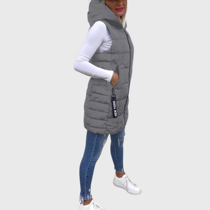 Alba | Women's Sleeveless Padded Winter Coat