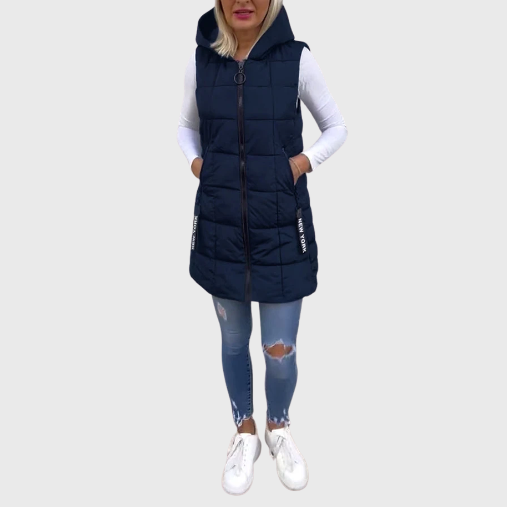 Alba | Women's Sleeveless Padded Winter Coat
