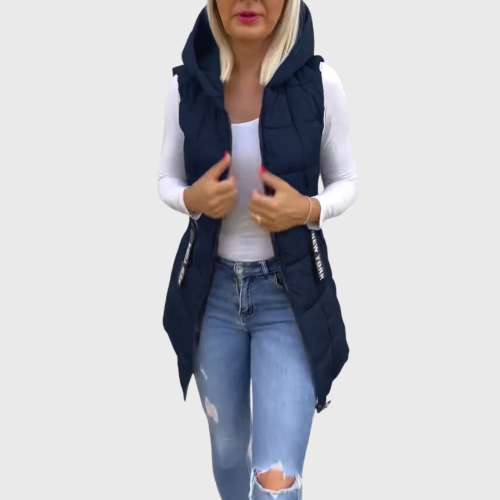 Alba | Women's Sleeveless Padded Winter Coat