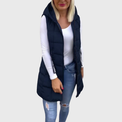 Alba | Women's Sleeveless Padded Winter Coat