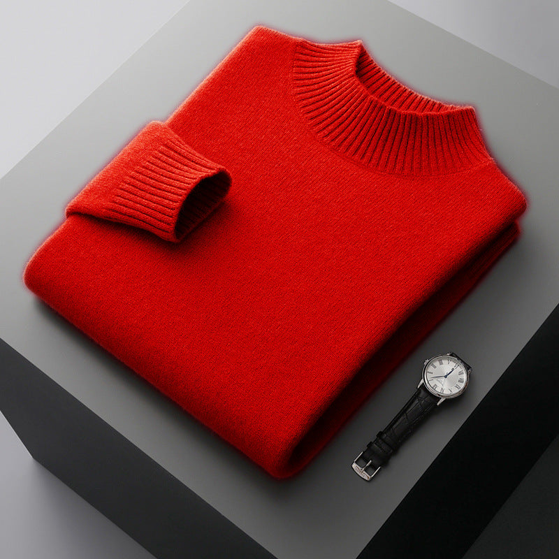 Men’s Cozy Crewneck Knit Sweater