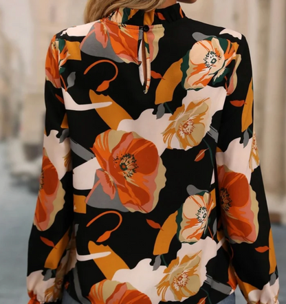 Alexa Blouse | Long Sleeve Floral Blouse
