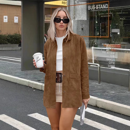 Amalia – Elegant Women Button-Up Jacket