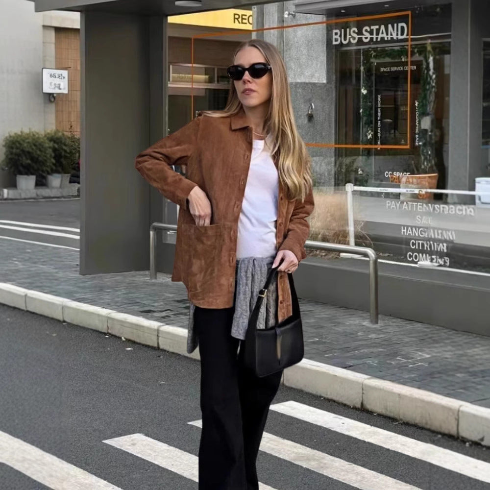Amalia – Elegant Women Button-Up Jacket