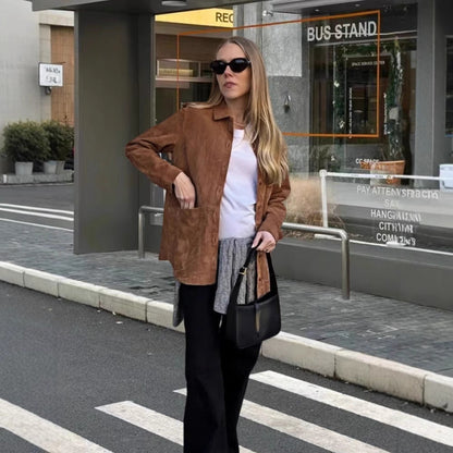 Amalia – Elegant Women Button-Up Jacket
