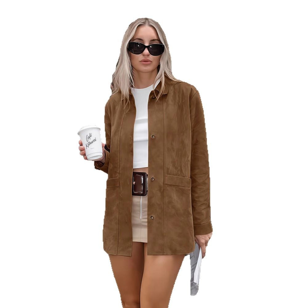 Amalia – Elegant Women Button-Up Jacket