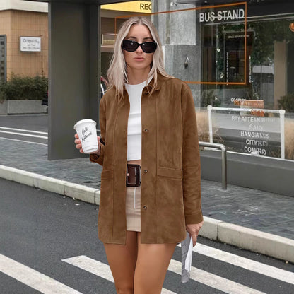 Amalia – Elegant Women Button-Up Jacket