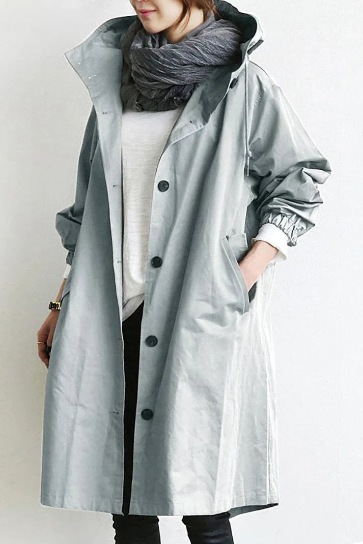 Amara | Oversized Trench Coat for Women – Chic and Stylish Relaxed Fit