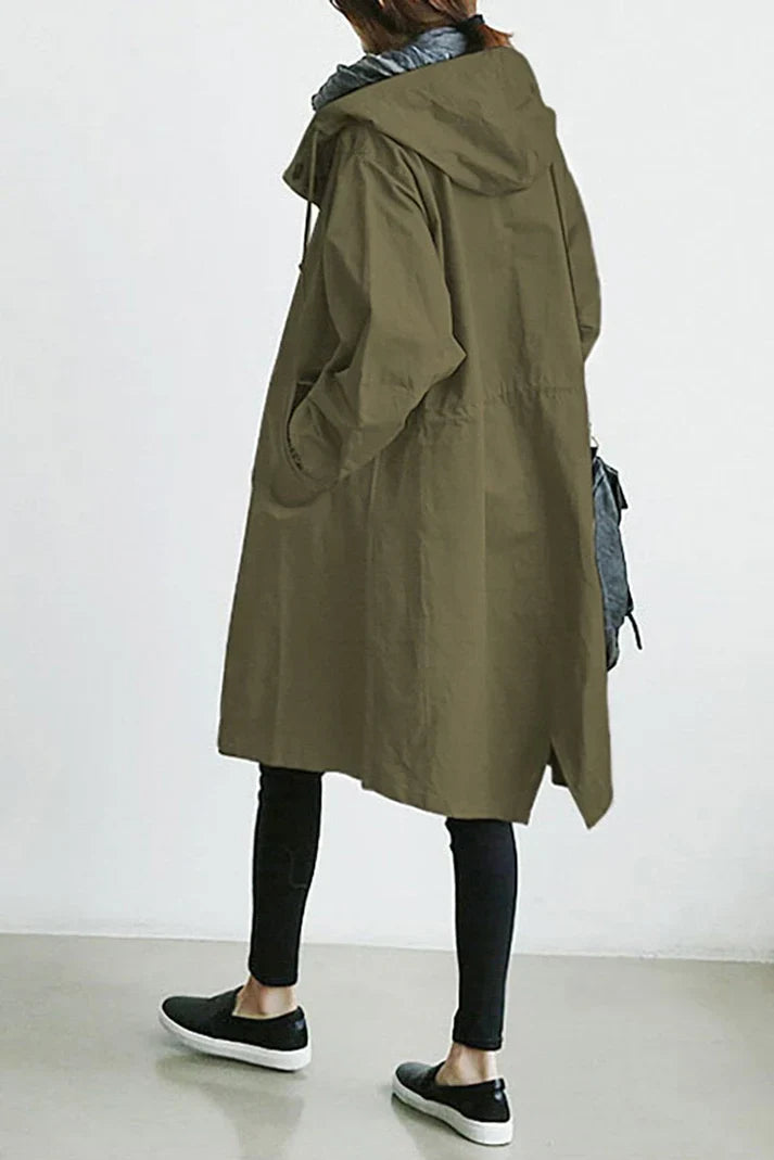 Amara | Oversized Trench Coat for Women – Chic and Stylish Relaxed Fit