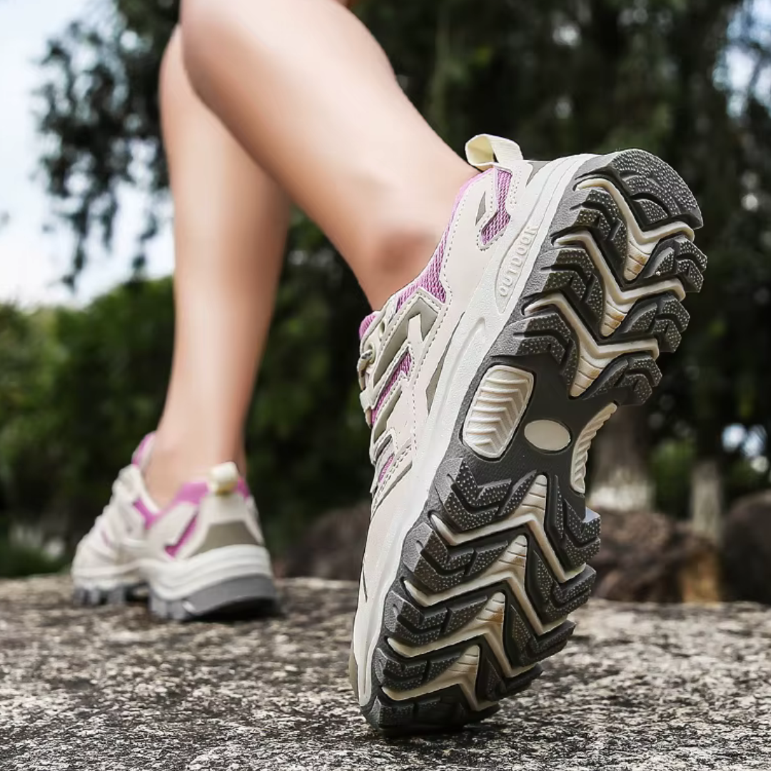 Sienna Orthopedic Hiking Shoes | Lug Sole Mesh Hiking Shoes