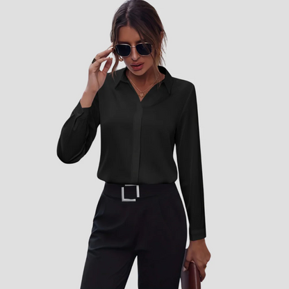 Amelia | Women's Long Sleeve Blouse | Party