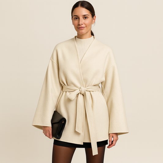 Anna | Luxurious Oversized Women's Coat with Belt