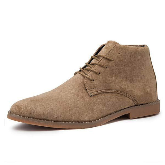 Ankle Boots - Lace Up Closure & Cushioned Ankle Support