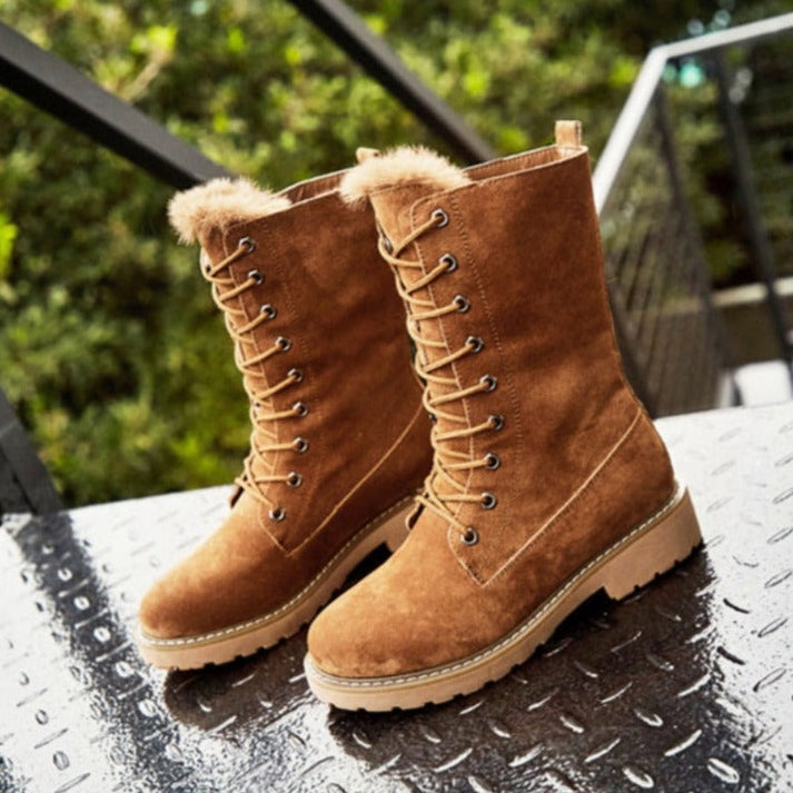 Women's High Suede Boots by Jada