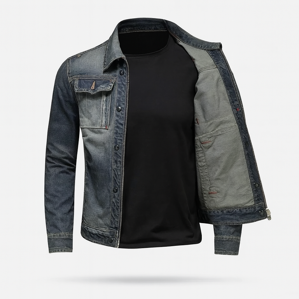 Antoine - Retro denim jacket for vintage style