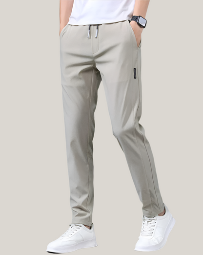 Antonio Smart Trousers | Premium Stretch Trousers with Drawstring for Men