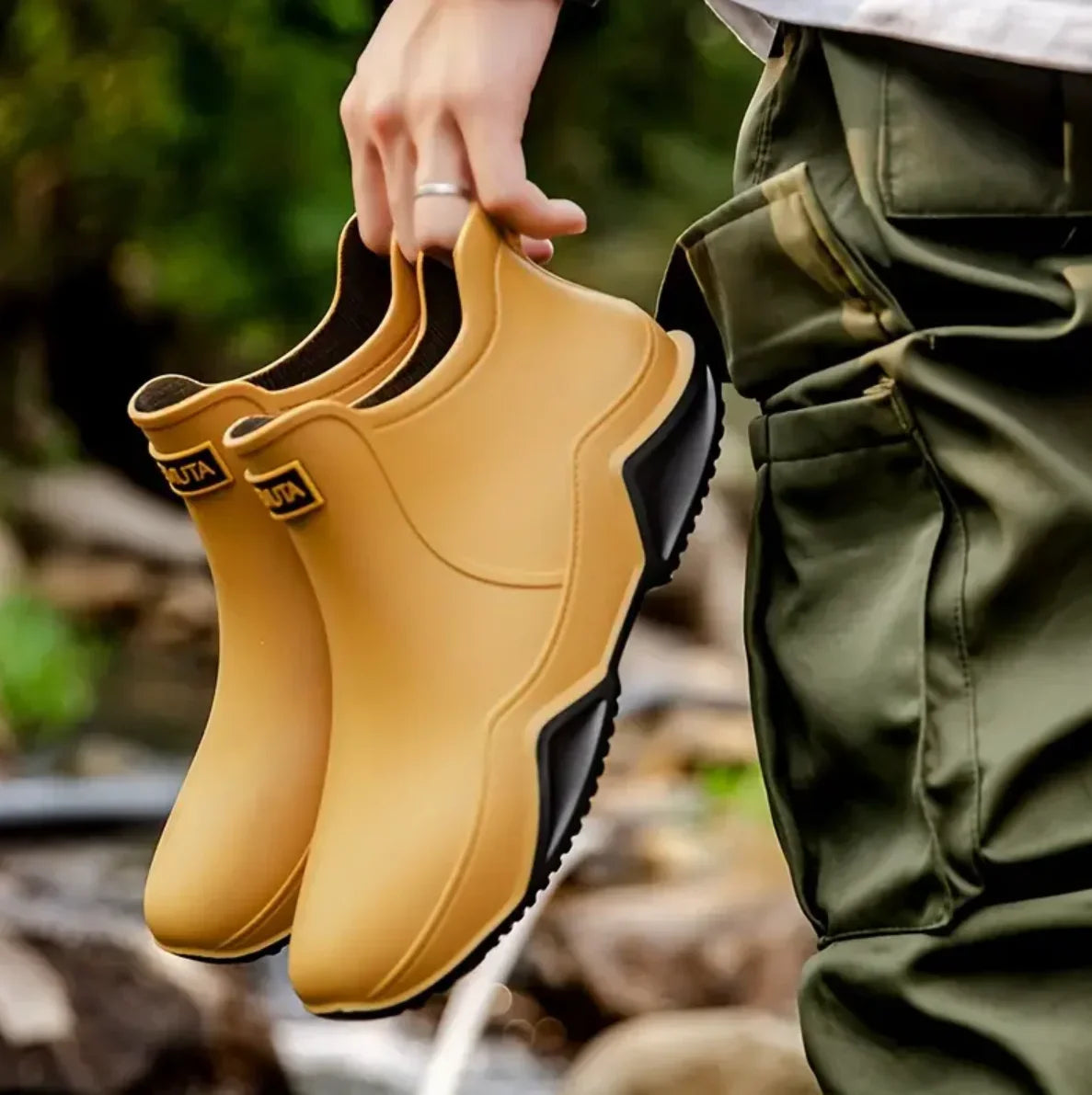 UrbanSplash | Durable Waterproof Rubber Rain Boots for Outdoor Activities
