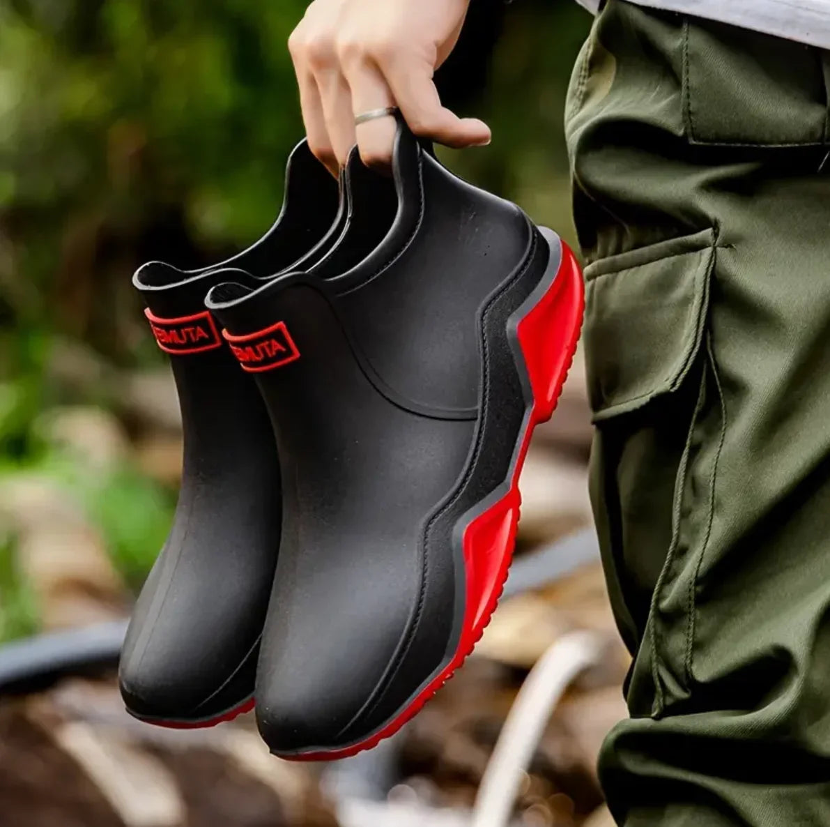 UrbanSplash | Durable Waterproof Rubber Rain Boots for Outdoor Activities