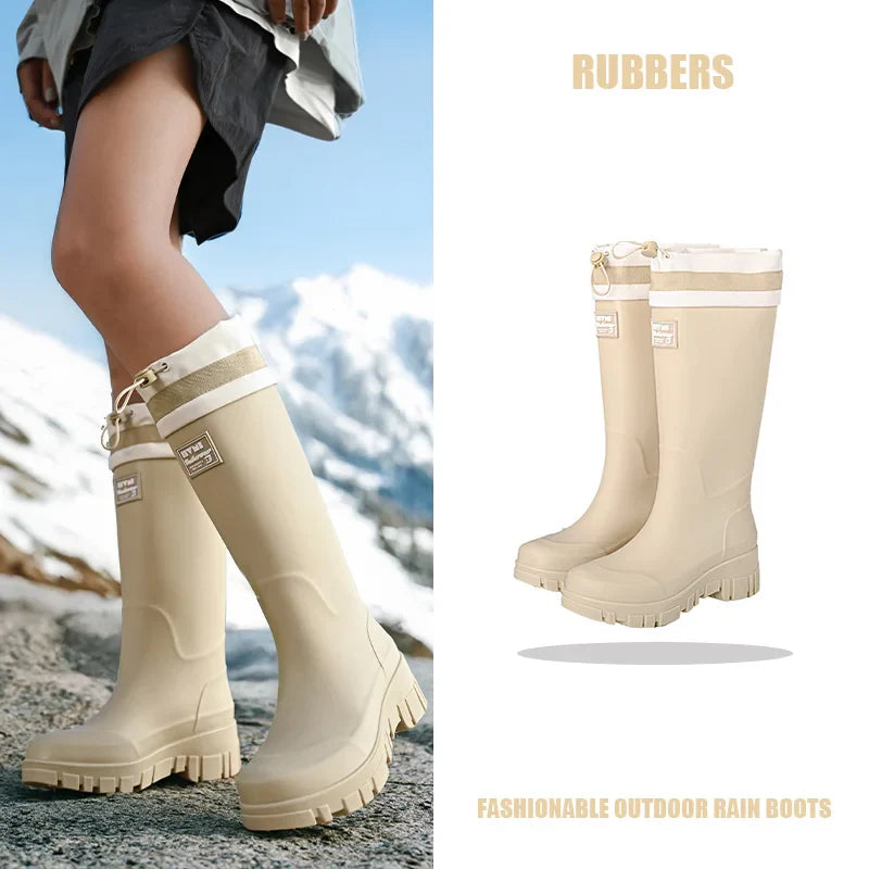 AquaShield | Durable Waterproof Adjustable Rain Boots for Families