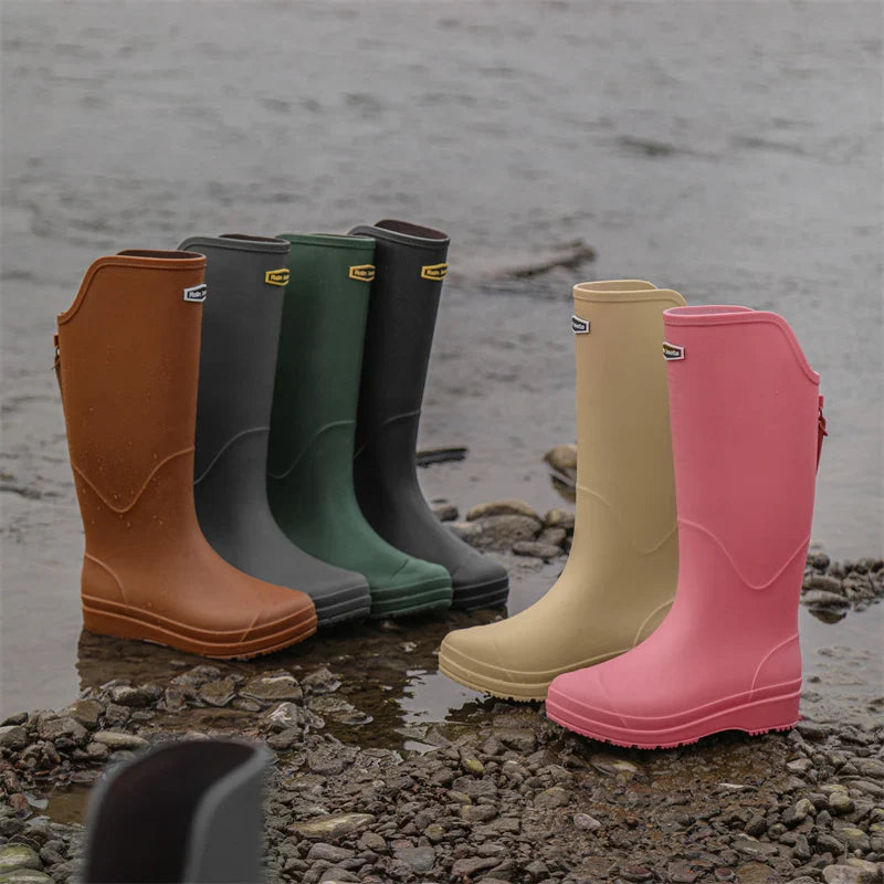 SplashEase | Stylish Durable Waterproof Rain Boots for Women
