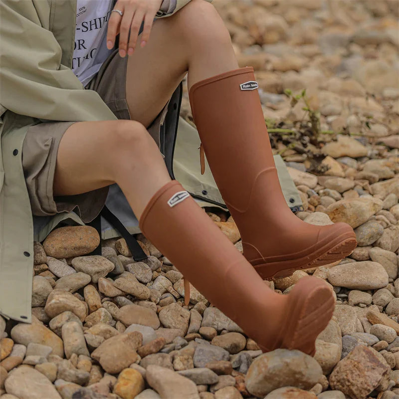 SplashEase | Stylish Durable Waterproof Rain Boots for Women