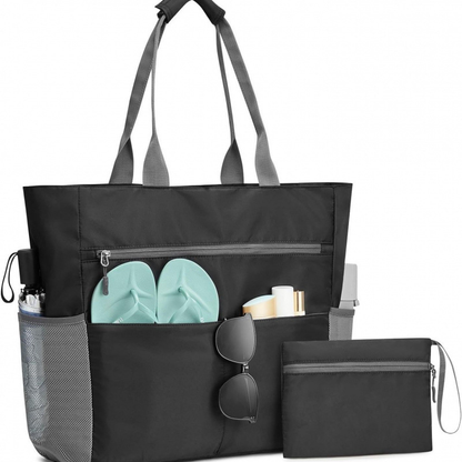 AquaVoyage | Spacious Stylish Waterproof Beach Bag for Summer Fun