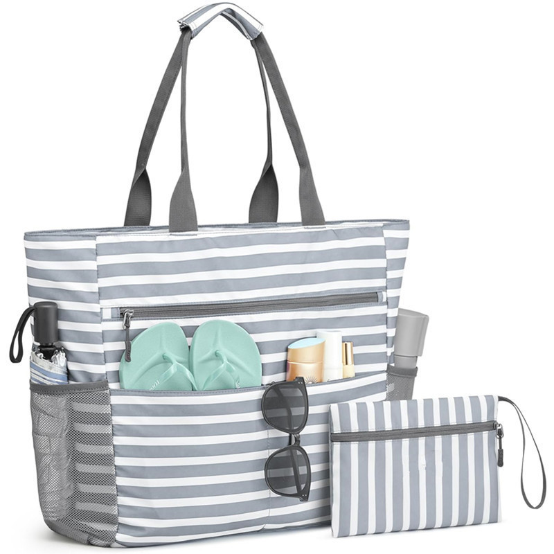 AquaVoyage | Spacious Stylish Waterproof Beach Bag for Summer Fun