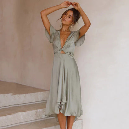 Classic Simple Day Dress for Women