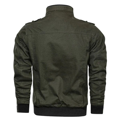 Cevori Stand-Up Collar Bomber Jacket