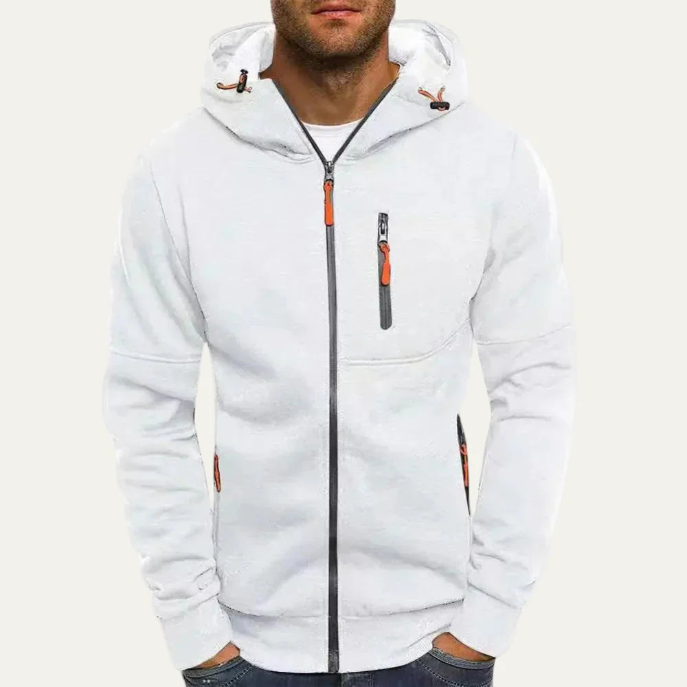Men’s Jacquard Fleece Pullover Hoodie