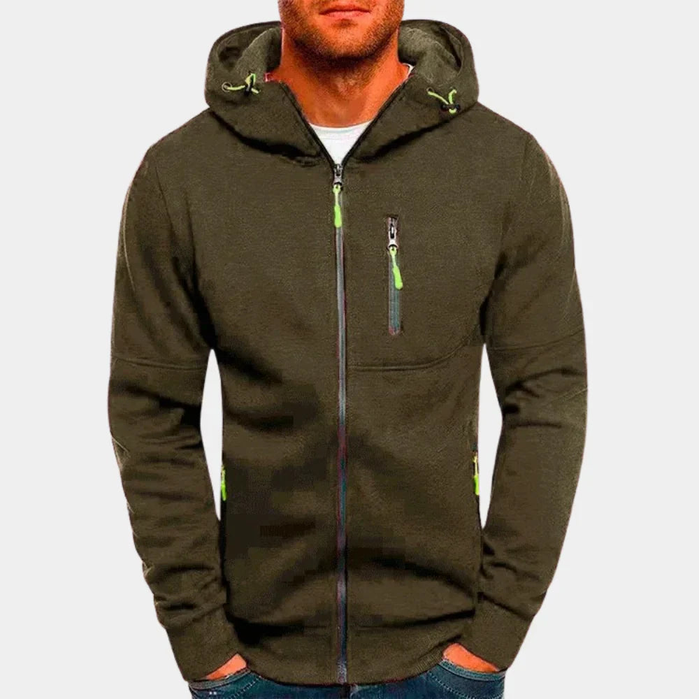 Men’s Jacquard Fleece Pullover Hoodie