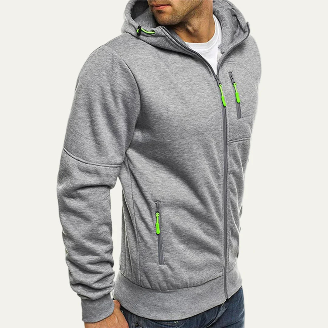 Men’s Jacquard Fleece Pullover Hoodie