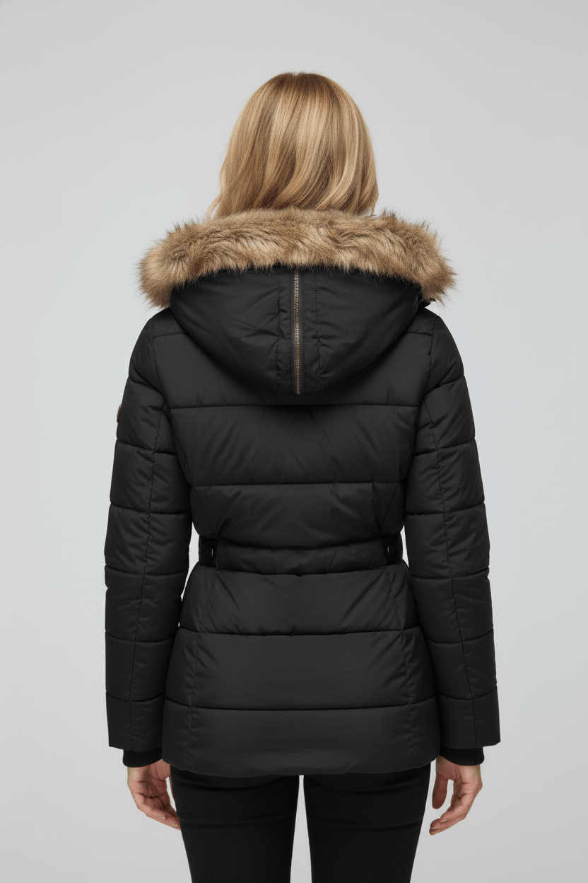 Women’s Luxe Faux Fur Puffer Jacket