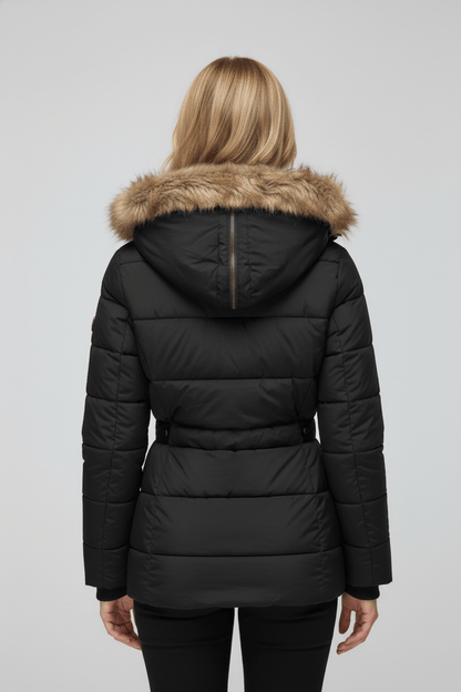 Women’s Luxe Faux Fur Puffer Jacket