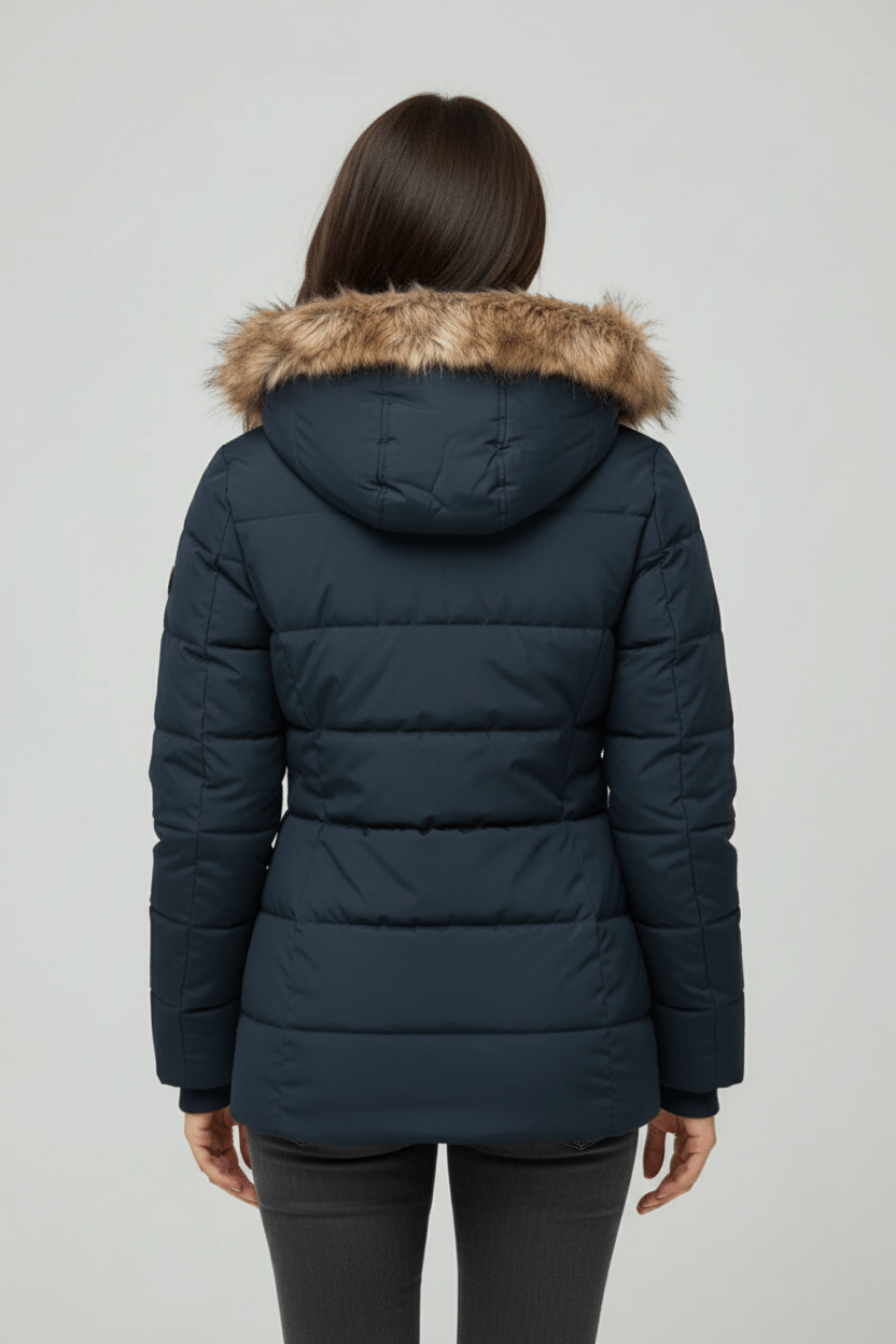 Women’s Luxe Faux Fur Puffer Jacket