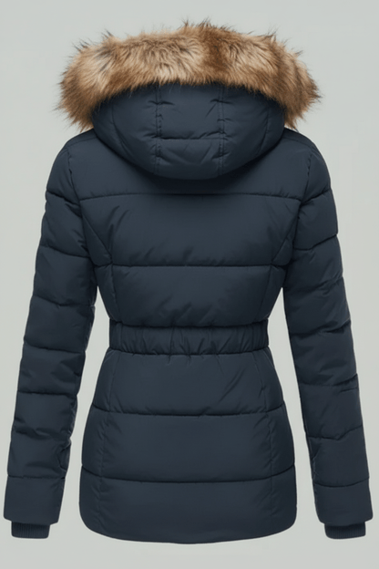 Women’s Luxe Faux Fur Puffer Jacket