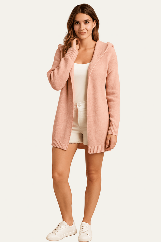 Women’s Hooded Knit Cardigan