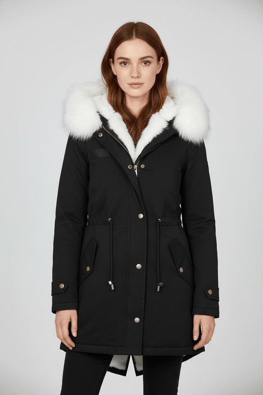 Women’s Fur Lined Hooded Winter Parka