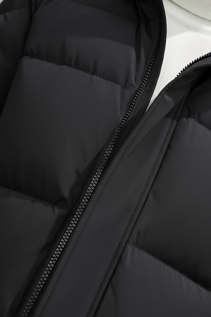 Men’s Extra-Long Quilted Puffer Parka