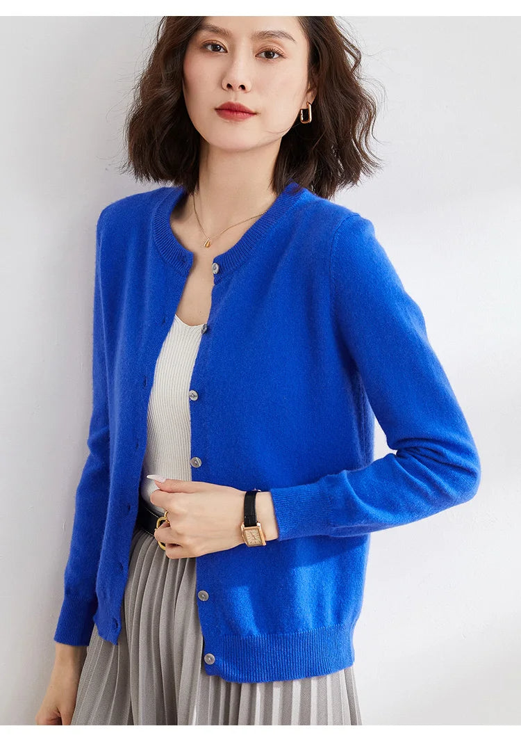 Audrey – Women's Basic Knit Cardigan
