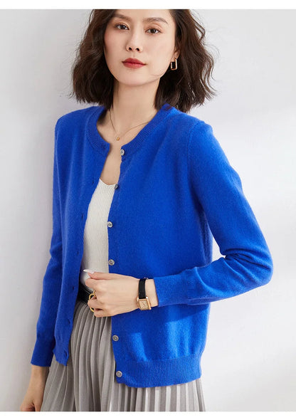 Audrey – Women's Basic Knit Cardigan