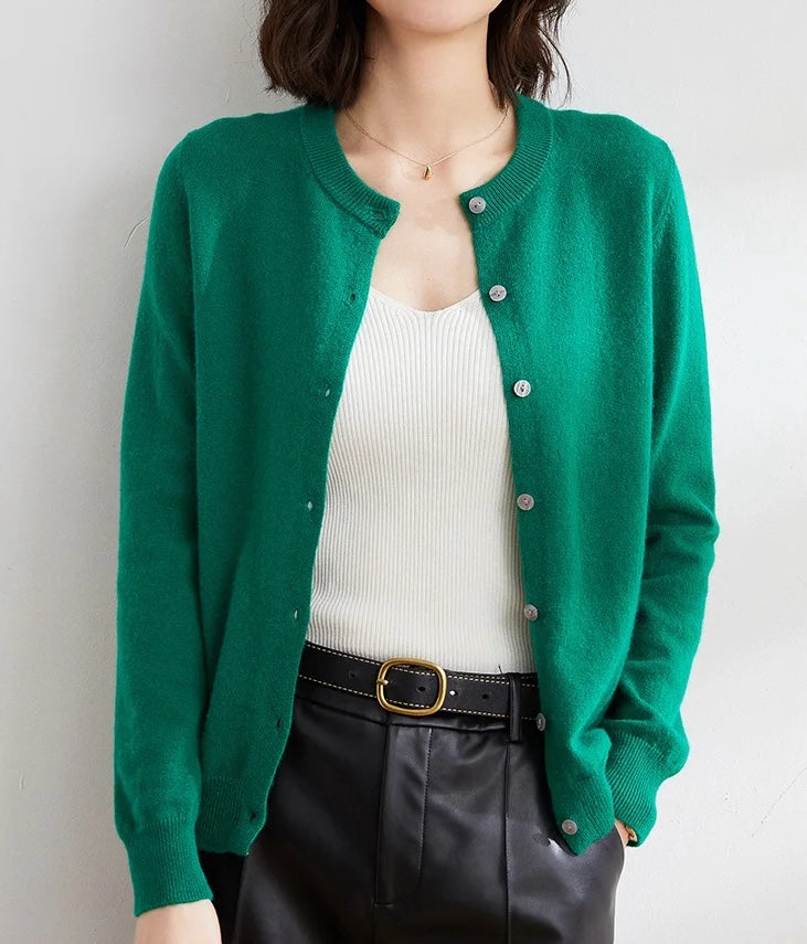 Audrey – Women's Basic Knit Cardigan